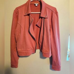 Light Pink LuLaRoe bomber jacket.
